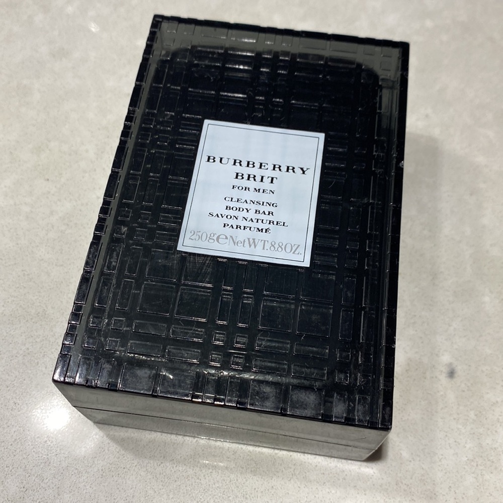 New BURBERRY Brit for Men Cleansing Body Bar250g ⭐️⭐️⭐️⭐️